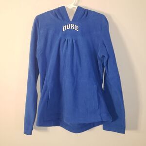 COLUMBIA DUKE UNIVERSITY BLUE FLEECE PULLOVER SIZE SMALL GIRLS 7/8